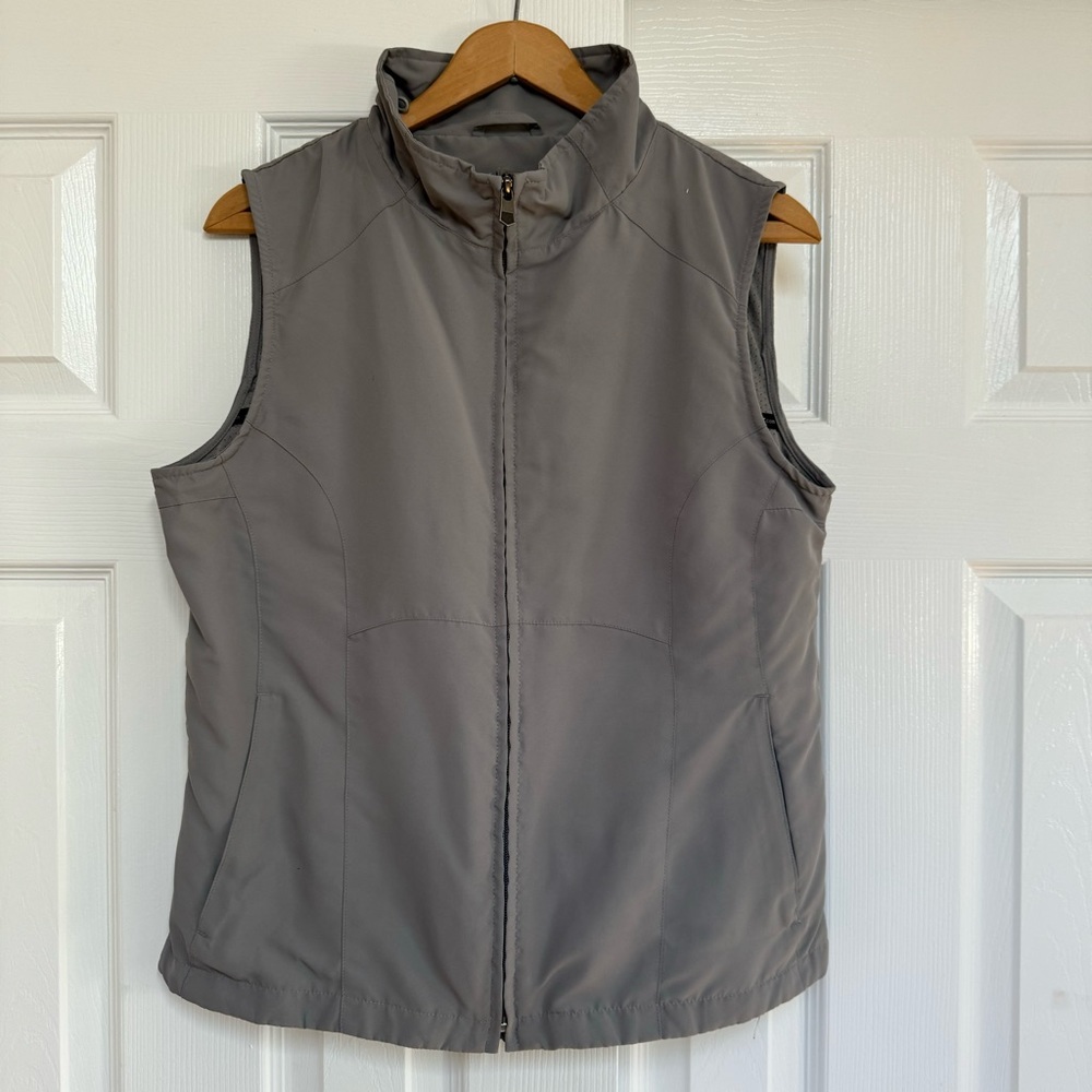 SCOTTeVEST RFID TEC Blocking Travel Utility Tec Vest Grey Full Zip Women’s M